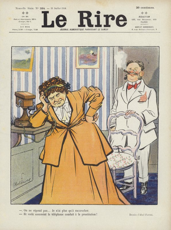Kuvitus Le Rirelle tekijältä Jules Abel Faivre