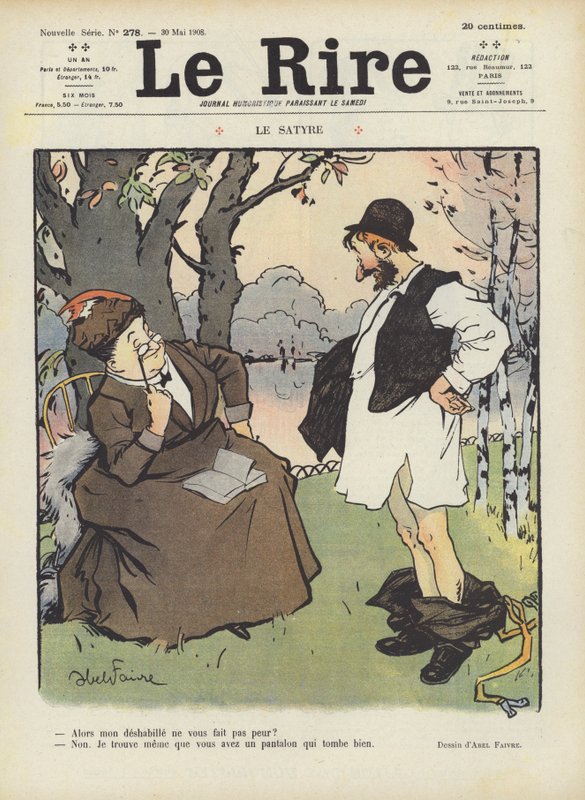 Kuvitus Le Rirelle tekijältä Jules Abel Faivre