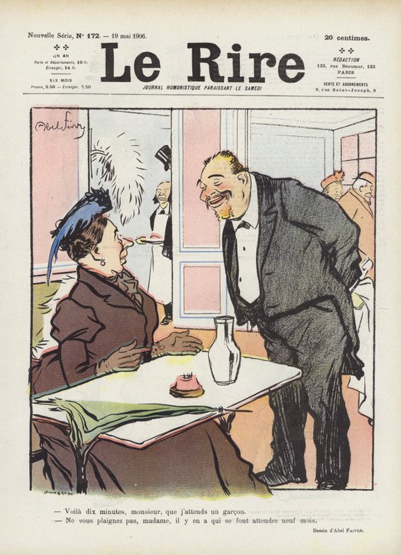 Kuvitus Le Rirelle tekijältä Jules Abel Faivre