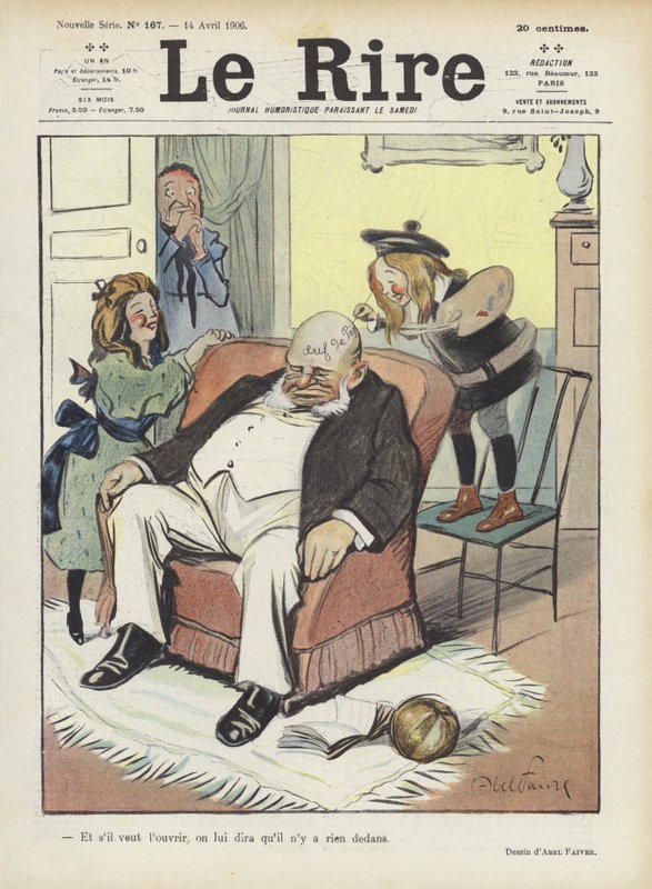 Kuvitus Le Rirelle tekijältä Jules Abel Faivre