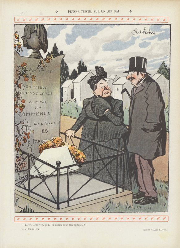 Kuvitus Le Rirelle tekijältä Jules Abel Faivre