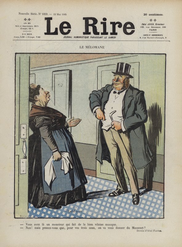 Kuvitus Le Rirelle tekijältä Jules Abel Faivre