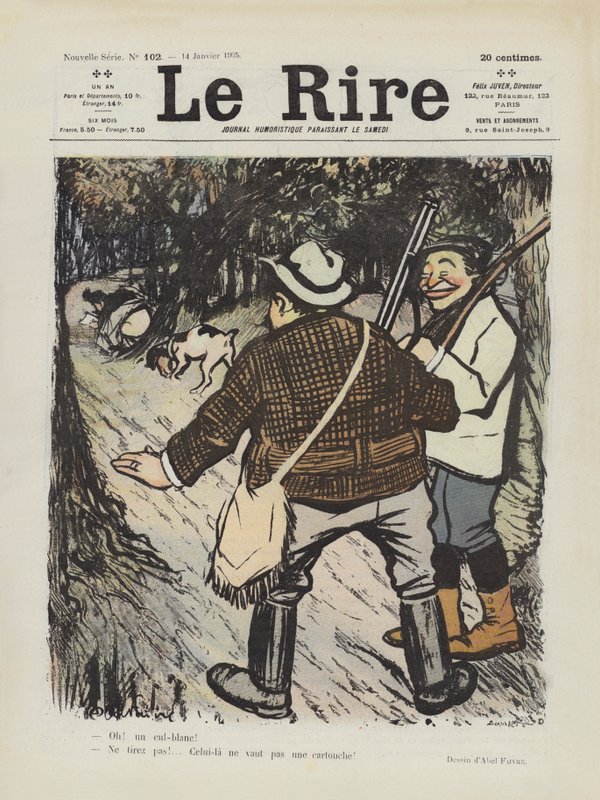 Kuvitus Le Rirelle tekijältä Jules Abel Faivre