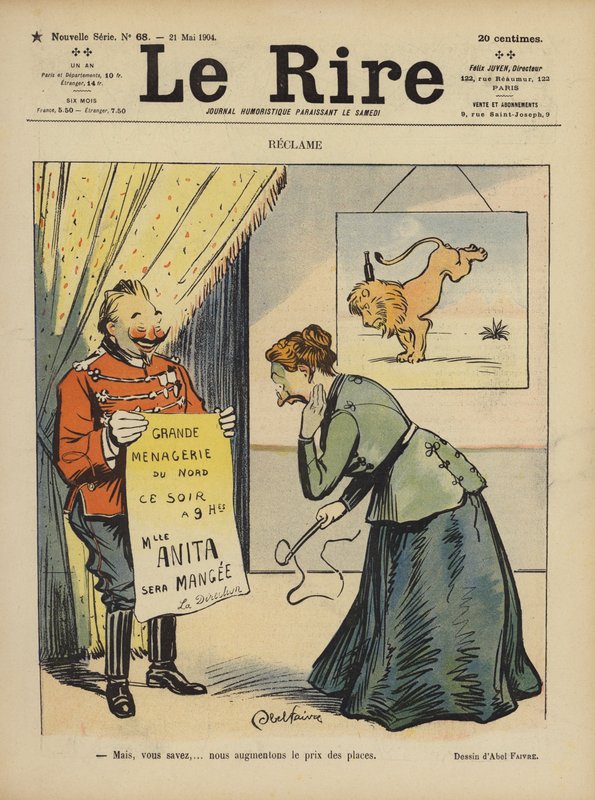 Kuvitus Le Rirelle tekijältä Jules Abel Faivre