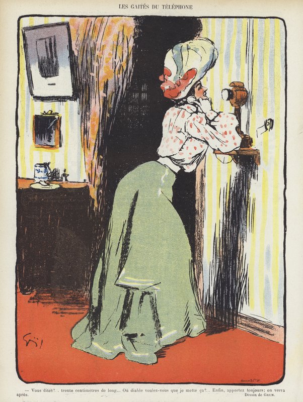 Kuvitus Le Rirelle tekijältä Jules Alexandre Gruen or Grun