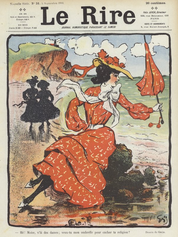 Kuvitus Le Rirelle tekijältä Jules Alexandre Gruen or Grun