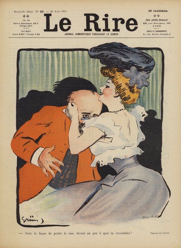 Kuvitus Le Rirelle tekijältä Jules Alexandre Gruen or Grun