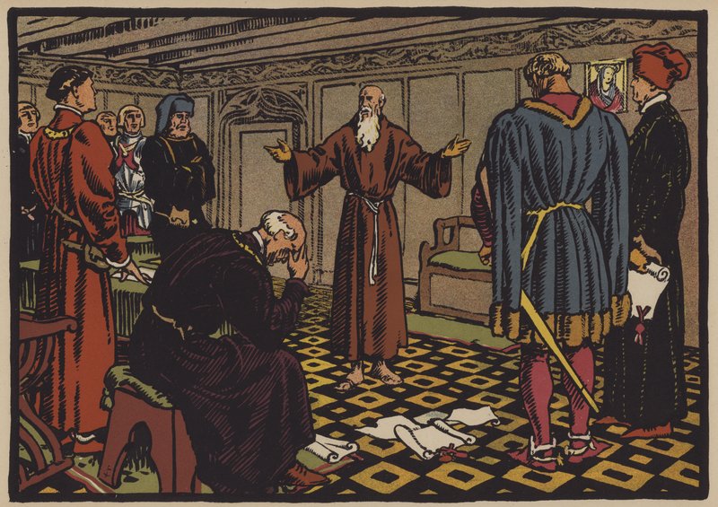 Erakko Niklaus von Flue ja Stansin sopimus, 1481 tekijältä Jules Courvoisier