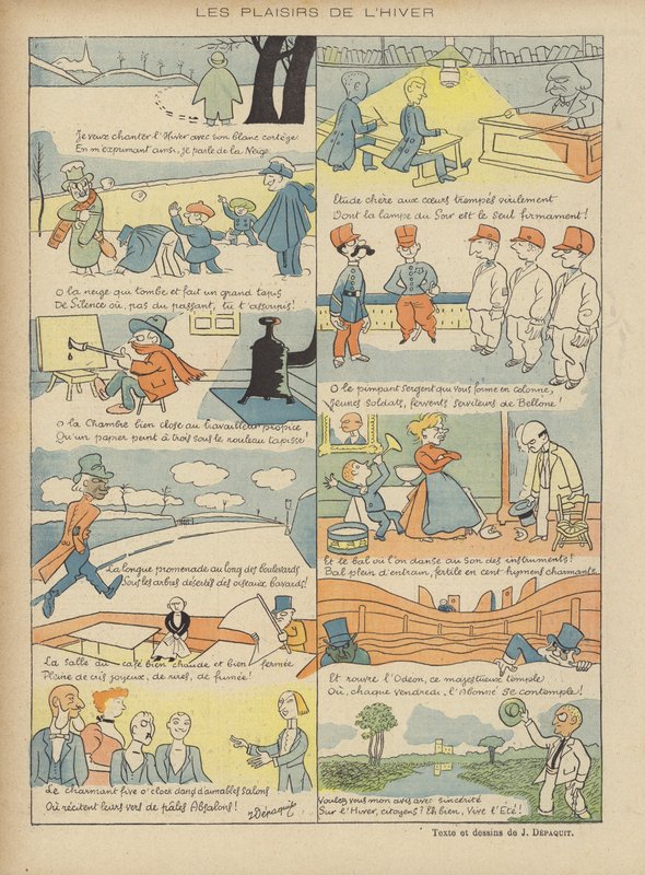 Kuvitus Le Rirelle tekijältä Jules Depaquit