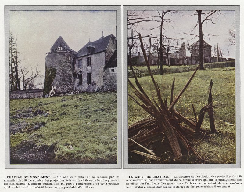 Chateau de Mondement, Chateaun puu tekijältä Jules Gervais Courtellemont