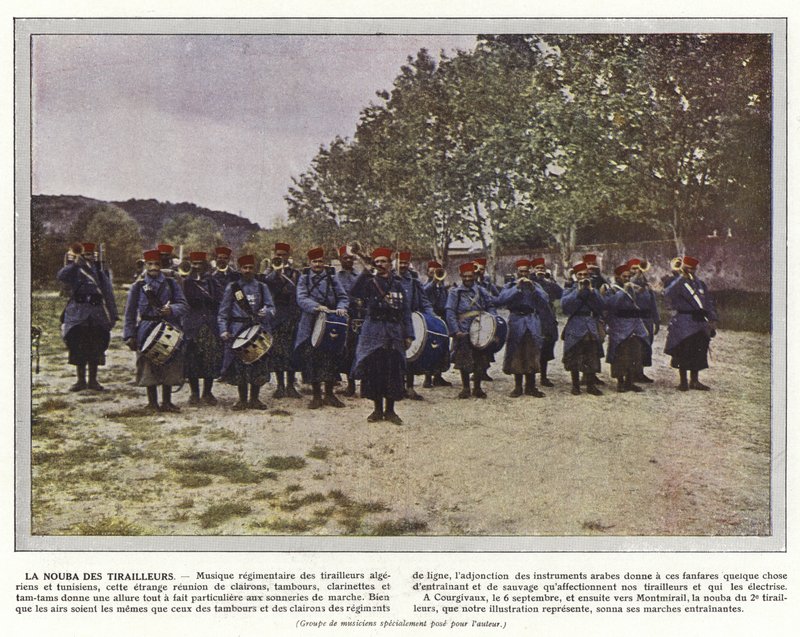 Tirailleurien Nouba tekijältä Jules Gervais Courtellemont