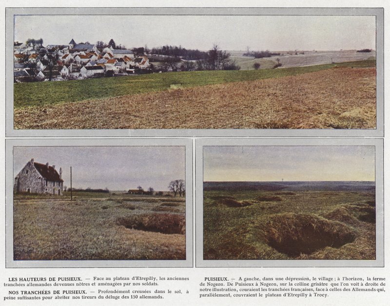 Les Hauteurs de Puisieux, Puisieux, Nos Tranchees de Puisieux tekijältä Jules Gervais Courtellemont