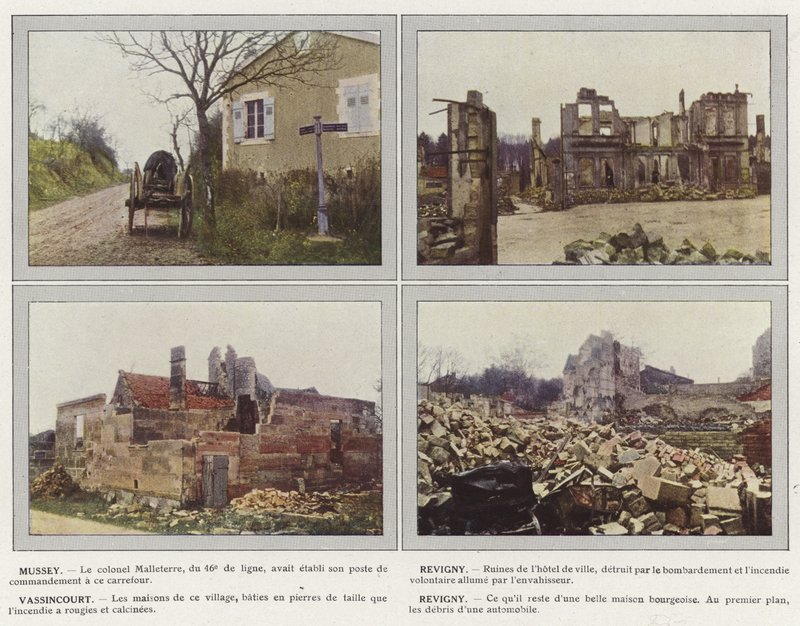 Mussey, Revigny, Vassincourt, Revigny tekijältä Jules Gervais Courtellemont