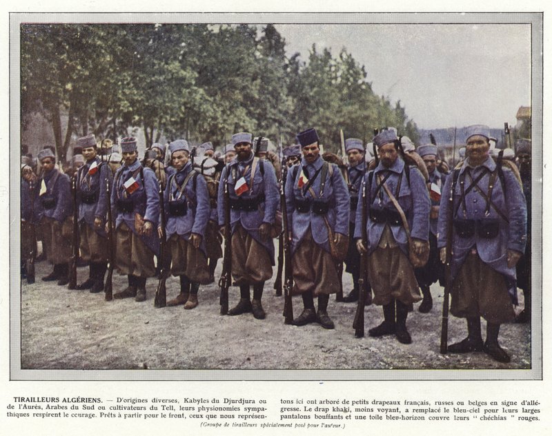 Algerian taistelijat tekijältä Jules Gervais Courtellemont