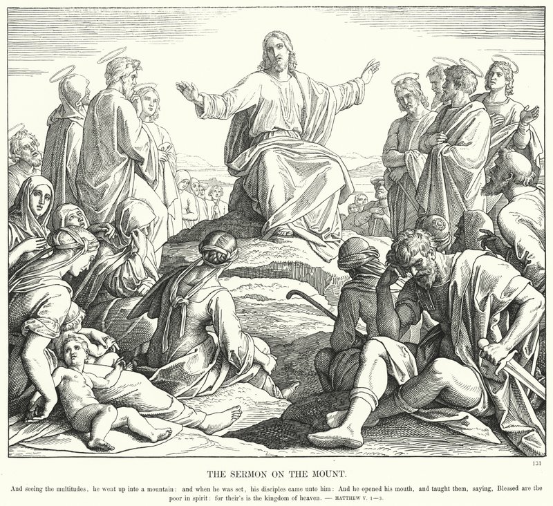 Vuorisaarna (kaiverrus) tekijältä Julius (after) Schnorr von Carolsfeld