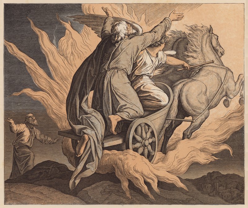 Elian käännös, 2. Kuninkaiden kirja, II. tekijältä Julius (after) Schnorr von Carolsfeld