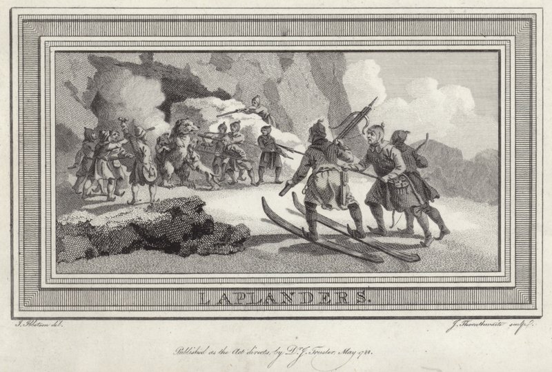 Lappilaiset tekijältä Julius Caesar Ibbetson