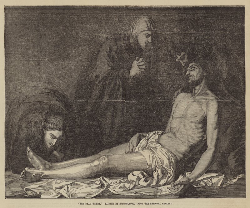 Kuollut Kristus tekijältä Jusepe de Ribera