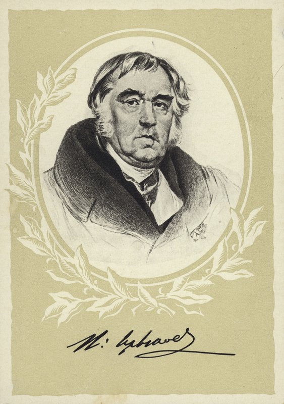 Ivan Krylov, venäläinen fabulisti tekijältä Karl Pavlovich Bryullov