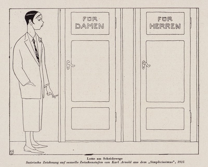 Transseksuaali (litografia) tekijältä Karl Arnold