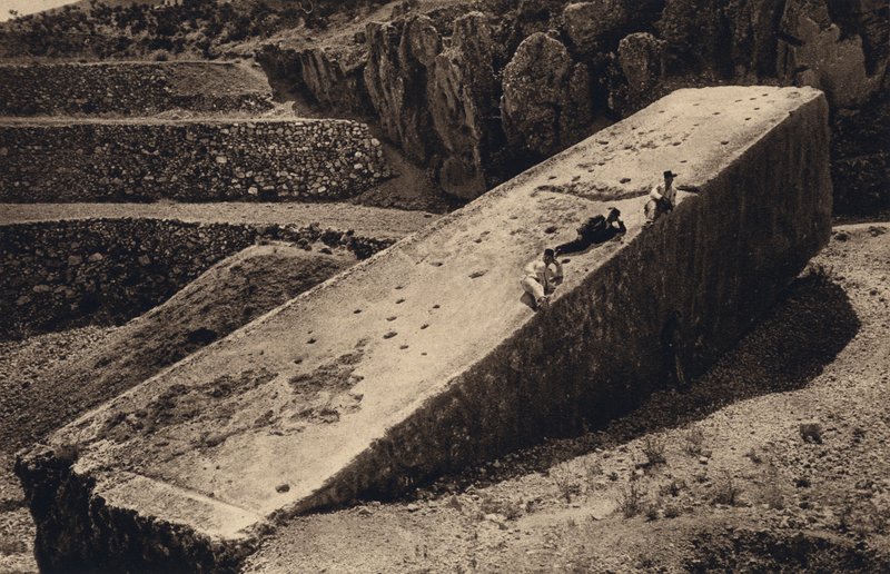Baalbek, Suuri kivi (m/w kuva) tekijältä Karl Grober