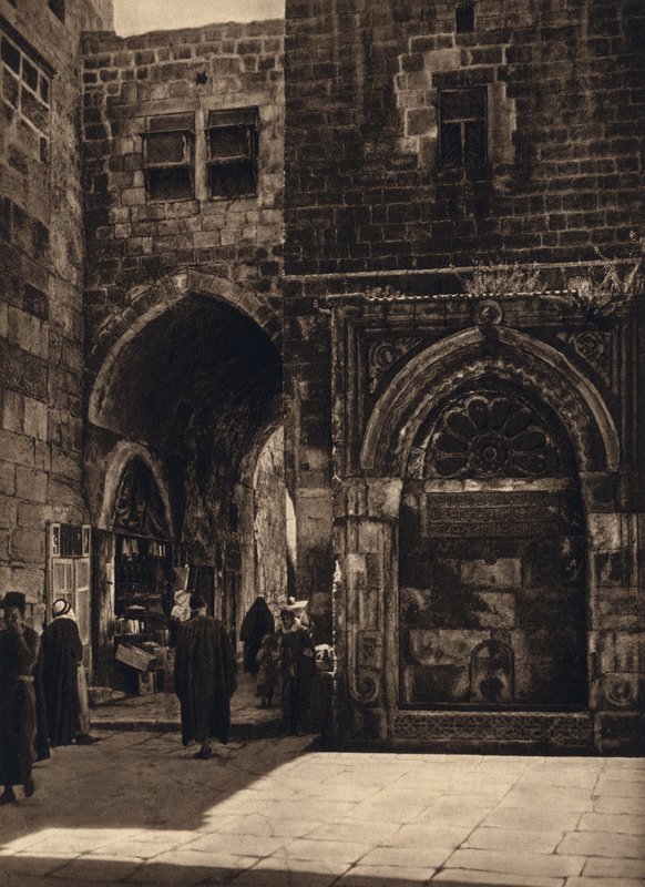 Jerusalem, suihkulähde (m/w kuva) tekijältä Karl Grober