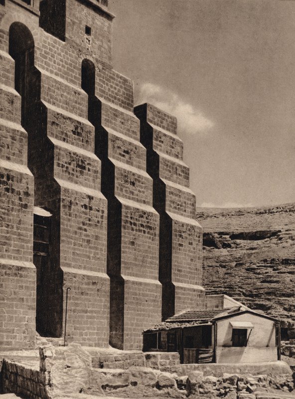 Mar Saba, Contraforts de l