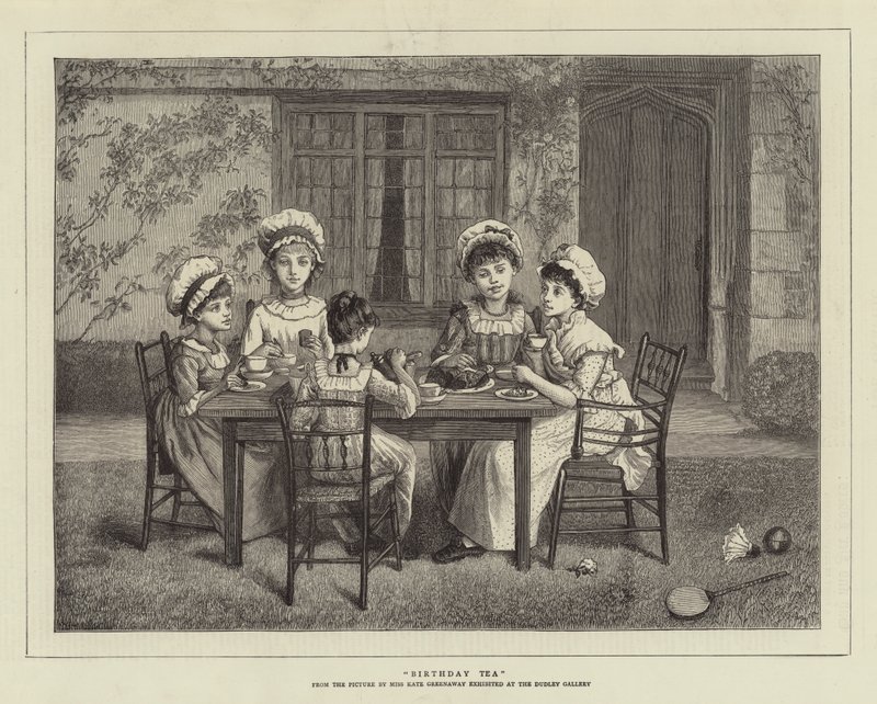 Syntymäpäivä tee tekijältä Kate Greenaway