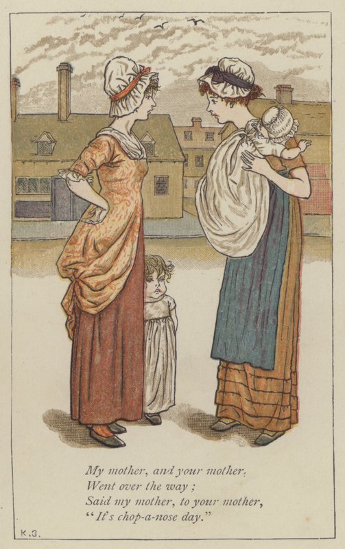 Äitini ja äitisi (väri lito) tekijältä Kate (after) Greenaway