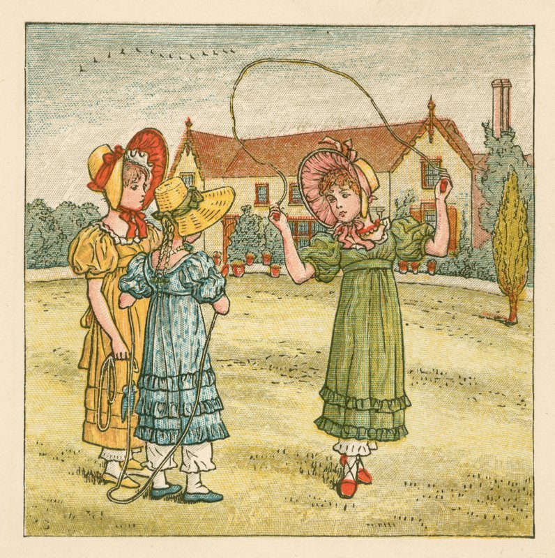 Tytöt ohittavat tekijältä Kate Greenaway