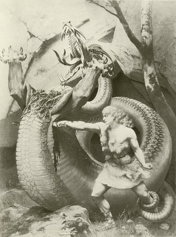 Siegfried, II näytös, kohtaus vi (syväpaino) tekijältä Konrad Dielitz
