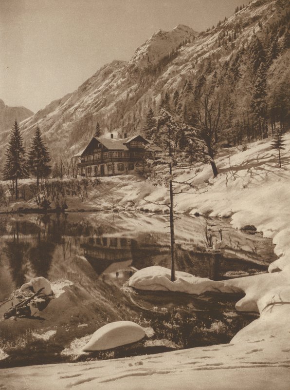 Der Christlesee bei Oberstdorf; Christlesee Oberstdorfissa (m/w kuva) tekijältä Kurt Hielscher