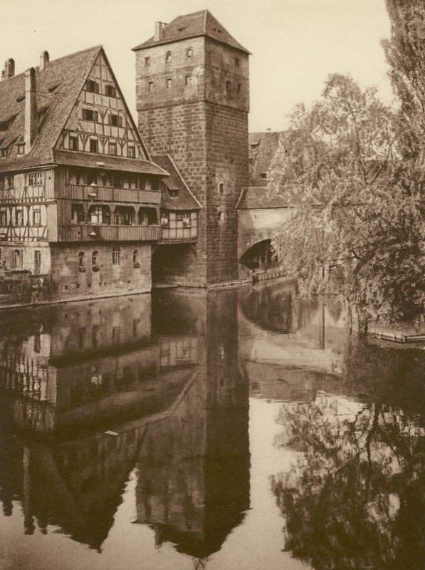 Nurnberg, Der Henkersteg; Nürnberg, "Henkersteg" (m/w kuva) tekijältä Kurt Hielscher