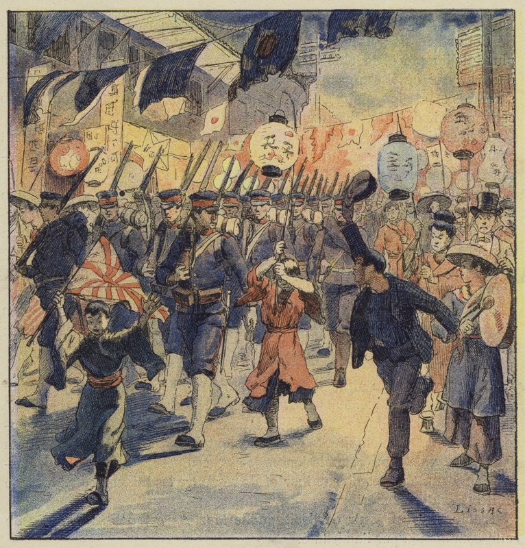 Isänmaalliset mielenosoitukset Japanissa tekijältä L. Malespine