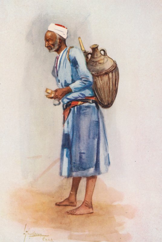Egyptin kansa: Hemeli (värilitografia). tekijältä Lance Thackeray