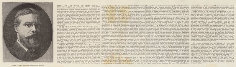 L Alma Tadema, RA tekijältä Lawrence Alma Tadema