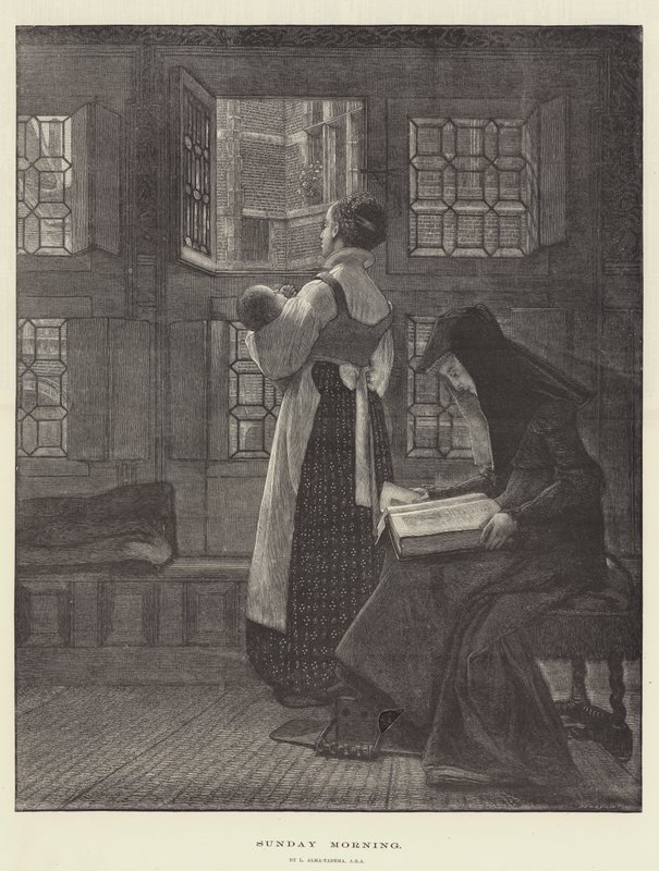 Sunnuntaiaamuna tekijältä Lawrence Alma Tadema