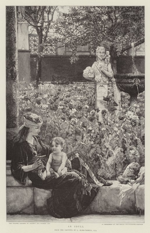 Idylli tekijältä Lawrence Alma Tadema