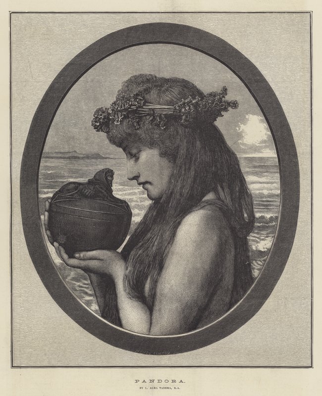 Pandora tekijältä Lawrence Alma Tadema