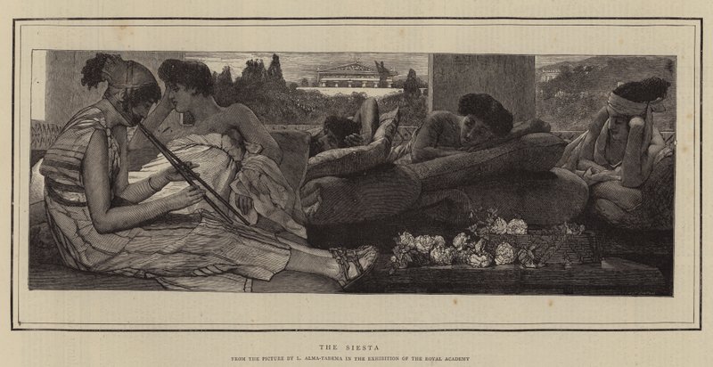 Siesta tekijältä Lawrence Alma Tadema
