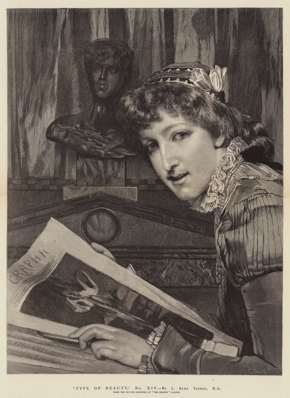 Kauneuden tyyppi, nro XIV tekijältä Lawrence Alma Tadema