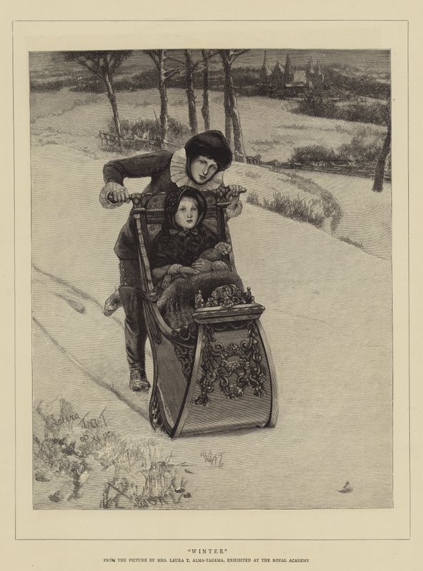 Talvi tekijältä Lawrence Alma Tadema