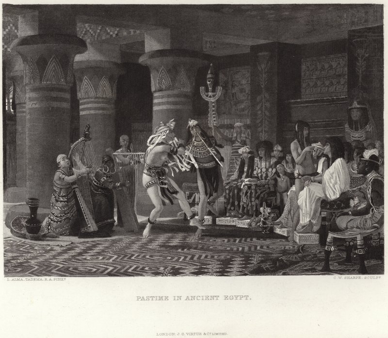 Ajanviete muinaisessa Egyptissä tekijältä Lawrence Alma Tadema