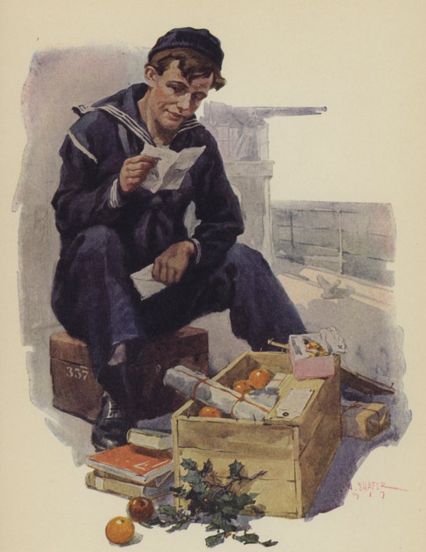 The Box from Home (väri litho) tekijältä Leon Alaric Shafer