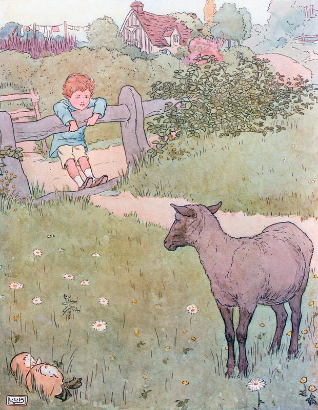 Baa, Baa, musta lammas tekijältä Leonard Leslie Brooke