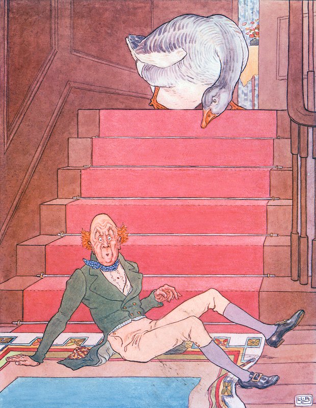 Goosey, Goosey Gander tekijältä Leonard Leslie Brooke