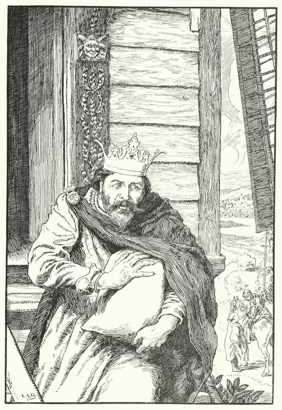Hän varasti kolme nokkia ohrajauhoa (kaiverrus) tekijältä Leonard Leslie Brooke