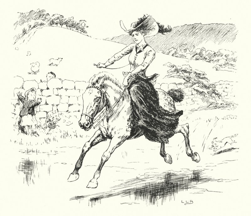 Minulla oli pieni poni, hänen nimensä oli Dapple-grey (kaiverrus) tekijältä Leonard Leslie Brooke