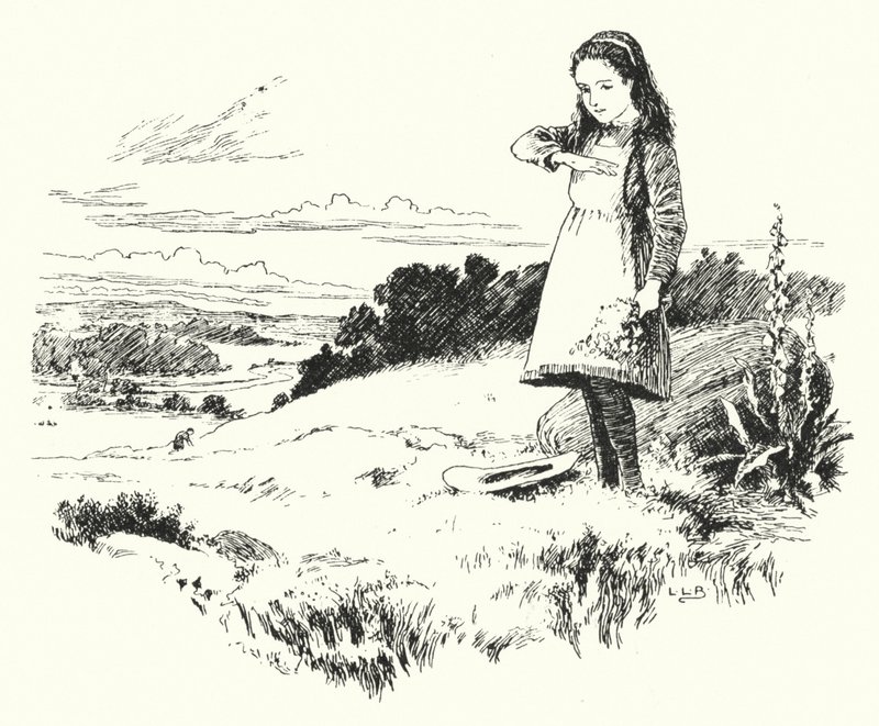 Lady bird, lady bird, lennä pois kotiin (kaiverrus) tekijältä Leonard Leslie Brooke