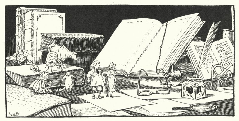 Nursery Rhymes (kaiverrus) tekijältä Leonard Leslie Brooke